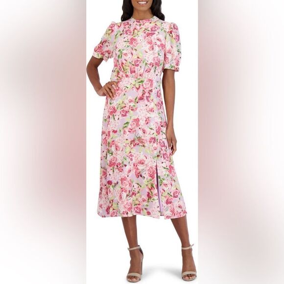 Puff Sleeve Floral Midi Dress
Julia Jordan - Picture 1 of 4